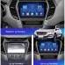 Штатная магнитола Lesko для Hyundai Santa Fe III 2012-2016 экран 9" 6/128Gb 4G Wi-Fi GPS Top