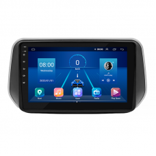 Штатная магнитола Lesko для Hyundai Santa Fe IV 2018-2021 экран 10" 6/128Gb 4G Wi-Fi GPS Top