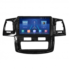 Штатная магнитола Lesko для Toyota Hilux VII Рестайлинг 2011-2015 экран 9" 6/128Gb 4G Wi-Fi GPS Top