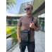 Шкіряна чоловіча сумка-барсетка 21х25х6, месенджер з ручкою Tiding Bag 73957 чорна Шкіряна чоловіча сумка-барсетка 21х25х6, месенджер з ручкою Tiding Bag 73957 чорна
