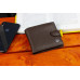 Коричневе чоловіче портмоне з натуральної шкіри з фіксацією ST Leather ST103 Коричневе чоловіче портмоне з натуральної шкіри з фіксацією ST Leather ST103