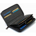 Чорний гаманець-клатч з блоком під картки під однією блискавкою з натуральної шкіри Marco Coverna МС-5901Q Чорний гаманець-клатч з блоком під картки під однією блискавкою з натуральної шкіри Marco Coverna МС-5901Q