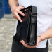 Сумка месенджер 21.5x25x7 шкіряна барсетка для чоловіків Tiding Bag 35775 чорна Сумка месенджер 21.5x25x7 шкіряна барсетка для чоловіків Tiding Bag 35775 чорна