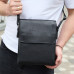 Сумка месенджер 21.5x25x7 шкіряна барсетка для чоловіків Tiding Bag 35775 чорна Сумка месенджер 21.5x25x7 шкіряна барсетка для чоловіків Tiding Bag 35775 чорна