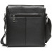 Чоловіча шкіряна сумка-месенджер, барсетка на одне плече 22x26x6 Tiding Bag 75-5271 чорна Чоловіча шкіряна сумка-месенджер, барсетка на одне плече 22x26x6 Tiding Bag 75-5271 чорна