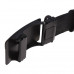 Автоматичний чоловічий пасок з пряжкою115-125×3.5 / ремінь на штани Borsa Leather, чорний