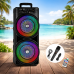 Колонка Bluetooth Wireless Speaker TTD-2807 / Портативная караоке-колонка с RGB-подсветкой Колонка Bluetooth Wireless Speaker TTD-2807 / Портативная караоке-колонка с RGB-подсветкой