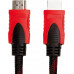 Кабель HDMI-HDMI Donli оплетка, фериты, усиленный 15 м (V1.4)