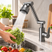 Поворотный смеситель Faucet с аэратором / Кран-трансформер 360° Поворотный смеситель Faucet с аэратором / Кран-трансформер 360°