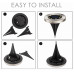 Садовый уличный светодиодный фонарь-подсветка на солнечной батарее Solar Pathway Lights 4шт 7см Садовый уличный светодиодный фонарь-подсветка на солнечной батарее Solar Pathway Lights 4шт 7см