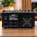 Аудио микшер 8 канальный Mixer BT 808D 8CH / Звуковой пульт-микшер усилитель с 16-битным процессором