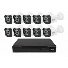 Набор на 8 камер DVR KIT 945 8ch Gibrid / Комплект видеонаблюдения из 8 Wi-Fi камер+регистратор