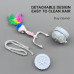Интерактивная USB игрушка для кошек Zoomax 2в1 с лазером и перьями Интерактивная USB игрушка для кошек Zoomax 2в1 с лазером и перьями