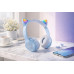 Беспроводные наушники с кошачьими ушками и лед подсветкой Cat Ear Y47 Led, Bluetooth наушники с микрофоном Голубой Беспроводные наушники с кошачьими ушками и лед подсветкой Cat Ear Y47 Led, Bluetooth наушники с микрофоном Голубой