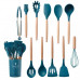Набор кухонных принадлежностей силиконовый Kitchen Set RB-2239 синий (12 предметов) Набор кухонных принадлежностей силиконовый Kitchen Set RB-2239 синий (12 предметов)
