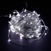 Новогодние гирлянды. Медная проволочная лампа 100LED 10м, (батарейки) Цвет белый Силиконовый провод (7108) Новогодние гирлянды. Медная проволочная лампа 100LED 10м, (батарейки) Цвет белый Силиконовый провод (7108)