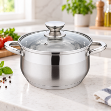 Кастрюля Benson из нержавеющей стали + крышка 2,9л BN-596 Ø18 см Кастрюля Benson из нержавеющей стали + крышка 2,9л BN-596 Ø18 см