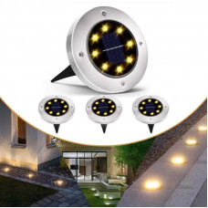Садовый уличный светодиодный фонарь-подсветка на солнечной батарее Solar Pathway Lights 4шт