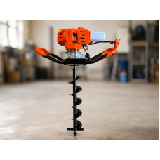 Бензиновый мотобур 52СС (ямобур) Earth Auger + БУР / Двухтактный бензиновый мотобур