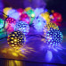 Гирлянда светодиодная Шарик металлический золотой, 20 LED, Мультицвет Гирлянда светодиодная Шарик металлический золотой, 20 LED, Мультицвет