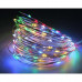 Новогодние гирлянды медная проволочная лампа 100LED 10М БП 5В 220V (СП) RGB RD-7110