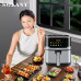 Аэрофритюрница Sokany SK 10085 2200 W Аэрогриль безмасляная мультипечь для приготовления без масла 12л с сенсорным управлением Аэрофритюрница Sokany SK 10085 2200 W Аэрогриль безмасляная мультипечь для приготовления без масла 12л с сенсорным управлением