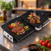 Электрогриль контактный Domotec R-2684 2000 Вт / Электрический гриль 180° с антипригарным покрытием