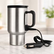 Автокружка с подогревом Heated Travel Mug 48 ТК-33 / Термос 12 В / Кружка с подогревом от прикуривателя