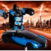 Машинка Трансформер Bugatti Size 18 см Robot Car синяя с пультом Машинка Трансформер Bugatti Size 18 см Robot Car синяя с пультом