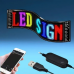 Гибкий экран LED Matrix Panel APP wifi rgb 192mm 898mm (HRP-1696PLUS) ART-0568 Гибкий экран LED Matrix Panel APP wifi rgb 192mm 898mm (HRP-1696PLUS) ART-0568