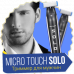 Мужской триммер Micro Touch Solo, Машинка для стрижки бороды 3 в 1