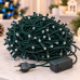Гирлянда-нить 180 LED, синий свет / Гирлянда Xmas зеленый провод / LED-декор 220В