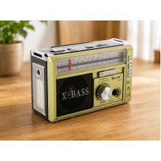 Аккумуляторный радиоприемник Golon RX-382 USB/SD с MP3 и LED-фонариком