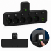 Сетевой фильтр 5 розеток + USB/адаптер на 5 розеток + USB с индивидуальными кнопками и LED-подсветкой Черный Сетевой фильтр 5 розеток + USB/адаптер на 5 розеток + USB с индивидуальными кнопками и LED-подсветкой Черный