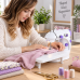 Мини швейная машинка Sewing Machine 202A с педалью / Швейная машинка FHSM 202 A с доской от сети и батареек Мини швейная машинка Sewing Machine 202A с педалью / Швейная машинка FHSM 202 A с доской от сети и батареек