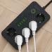 Черный Сетевой фильтр на 5 розеток HG-2505 / Удлинитель на 2м 4×USB+Type-C черный / Фильтр сетевой 2500Вт Черный Сетевой фильтр на 5 розеток HG-2505 / Удлинитель на 2м 4×USB+Type-C черный / Фильтр сетевой 2500Вт