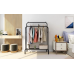 Двойная стойка вешалка для одежды и полки для обуви Double floor Hanger 110х150х57см Двойная стойка вешалка для одежды и полки для обуви Double floor Hanger 110х150х57см