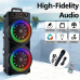 Колонка Bluetooth Wireless Speaker TTD-2807 / Портативная караоке-колонка с RGB-подсветкой Колонка Bluetooth Wireless Speaker TTD-2807 / Портативная караоке-колонка с RGB-подсветкой
