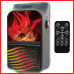 Обогреватель электрический Flame Heater 1000W с пультом