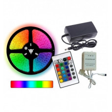 Комплект Светодиодная лента многоцветная 3528 RGB комплект 5м c пультом