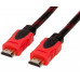 Кабель HDMI-HDMI Donli оплетка, фериты, усиленный 15 м (V1.4)