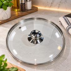 Стеклянная крышка с ручкой 26CM BN-1006 / Крышка для посуды Стеклянная крышка с ручкой 26CM BN-1006 / Крышка для посуды