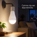 Аккумуляторная LED-лампа CK-8039 E27 / Ламочка в патрон 20 Вт+ 2 аккумулятора