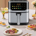 Аэрофритюрница Sokany SK 10085 2200 W Аэрогриль безмасляная мультипечь для приготовления без масла 12л с сенсорным управлением Аэрофритюрница Sokany SK 10085 2200 W Аэрогриль безмасляная мультипечь для приготовления без масла 12л с сенсорным управлением
