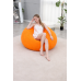 Надувное кресло-пуф Inflatable Sofa / Надувное кресло-мешок 110×110×85 см Оранжевый
