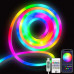 Умная гибкая LED Neon RGB лента-шланг 3 метров от USB управление режимами с телефона,Bluetooth приложение,пульт Умная гибкая LED Neon RGB лента-шланг 3 метров от USB управление режимами с телефона,Bluetooth приложение,пульт