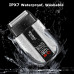 Профессиональная бритва KEMEI T402 / Шейвер водонепроницаемая IPX7, с LED-дисплеем / Двойная электробритва с 3 регулируемыми скоростями и УФ-защитой