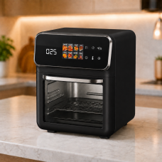 Черная Электрическая мультипечь Top Kitchen TK-00244 12л / Аэрогриль с сенсорным управлением 2400 Вт 10 программ Черная Электрическая мультипечь Top Kitchen TK-00244 12л / Аэрогриль с сенсорным управлением 2400 Вт 10 программ