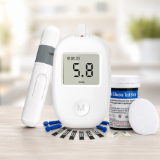 Глюкометр Glucose Meter GLM-76 + 50 тест-полосок и ланцеты Глюкометр Glucose Meter GLM-76 + 50 тест-полосок и ланцеты