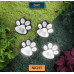 Светильник Solar Paw Print Lights на солнечной батарее 4 шт Светильник Solar Paw Print Lights на солнечной батарее 4 шт